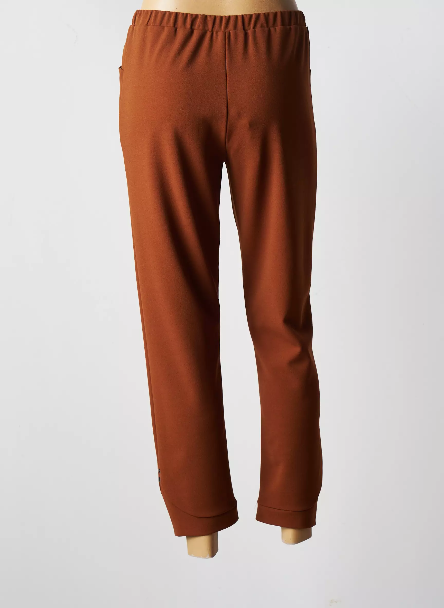 Franck Anna Pantalon7 8 Femme couleur orange
