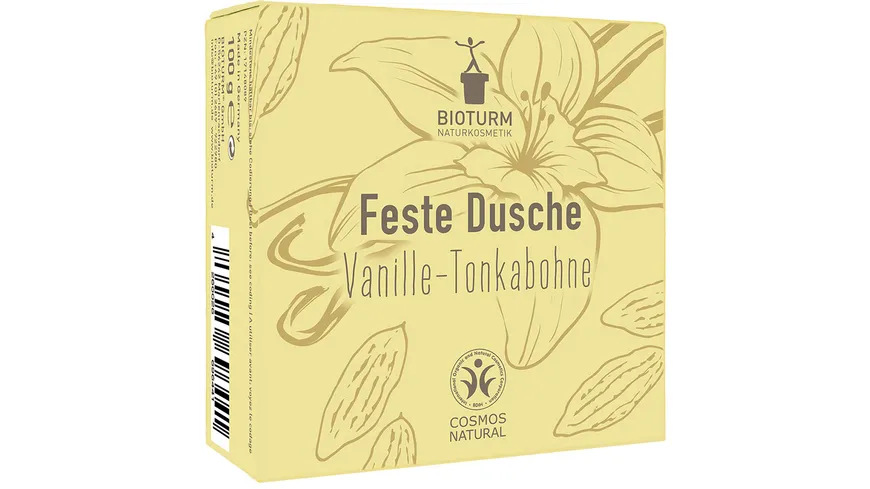 BIOTURM Feste Dusche Vanille-Tonkabohne 100 g