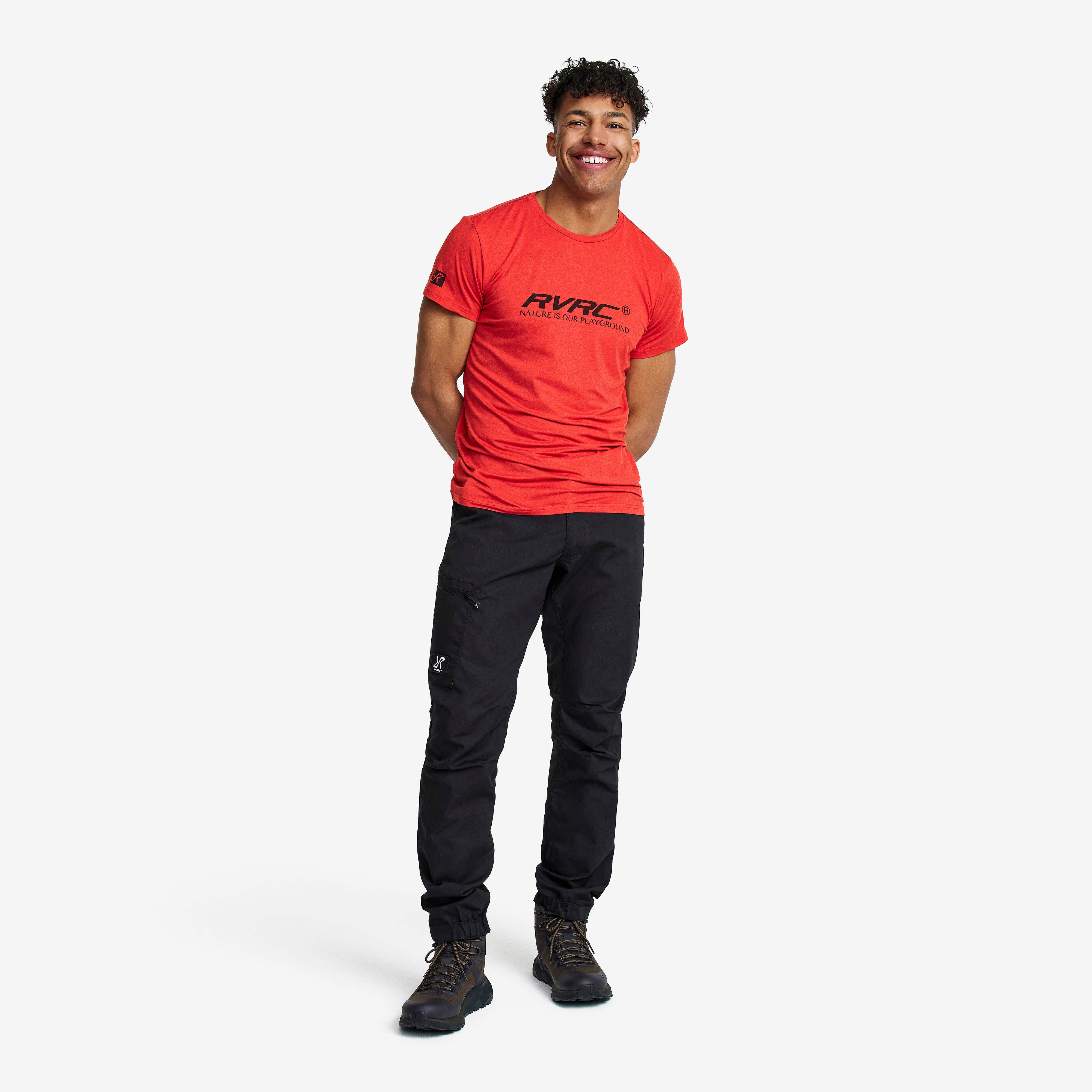 Vagabond Tee Homme Molten Lava Melange
