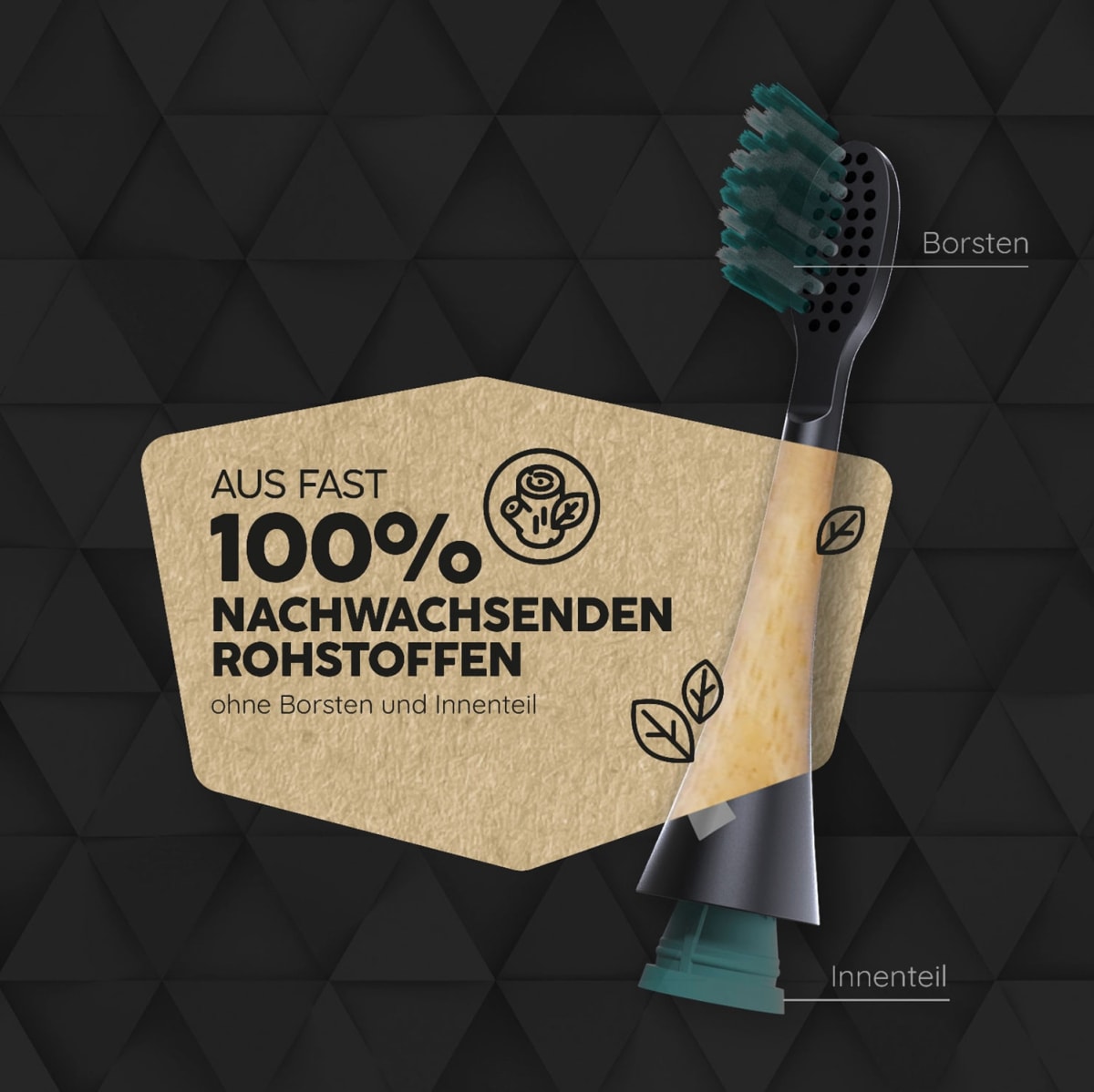 Aufsteckbürsten Eco Vibe 3+, 3 St
