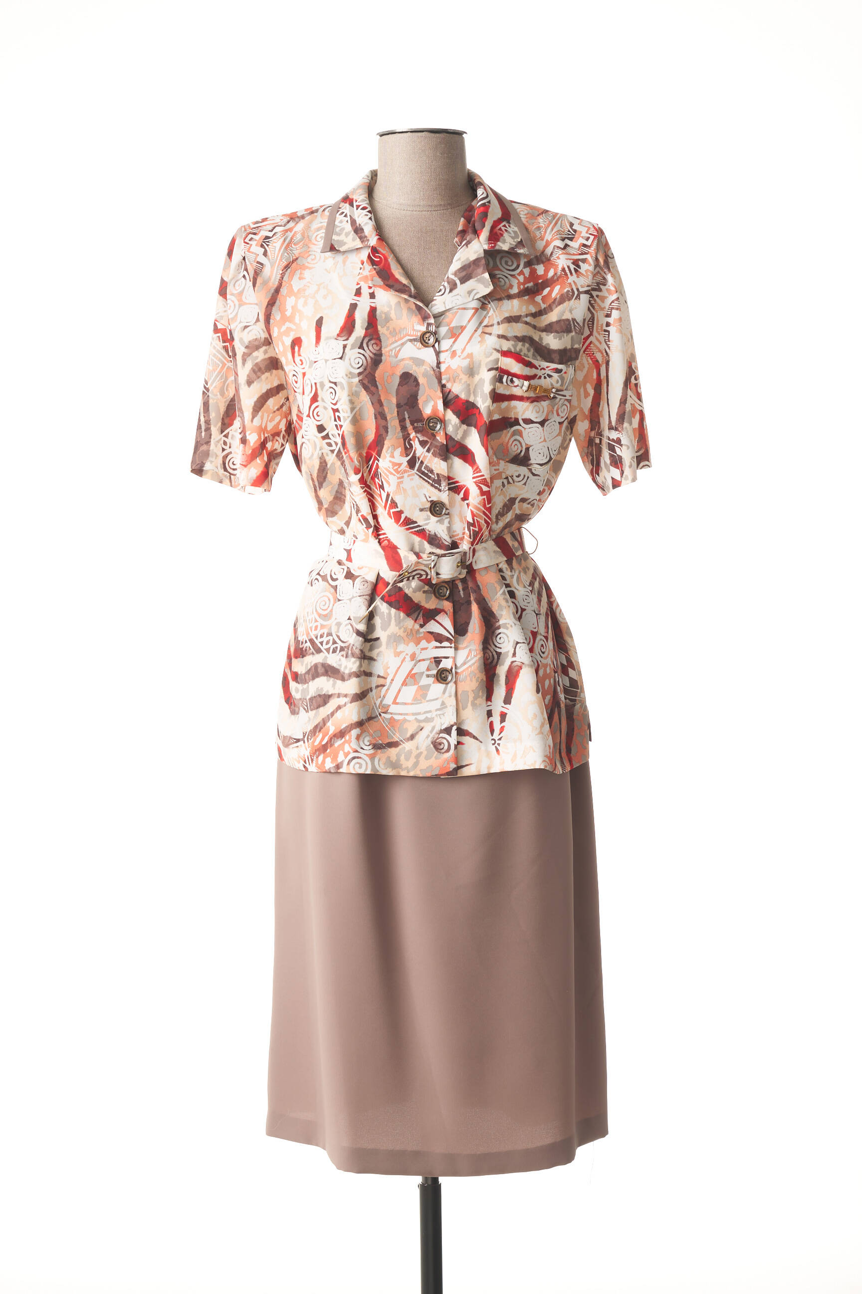France Rivoire Ensembles Robe Femme couleur beige