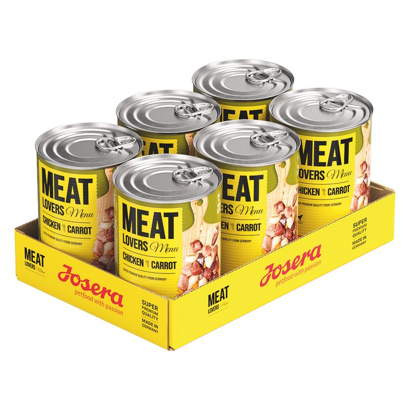 Sparpaket Josera Meatlovers Menü 12 x 400 g