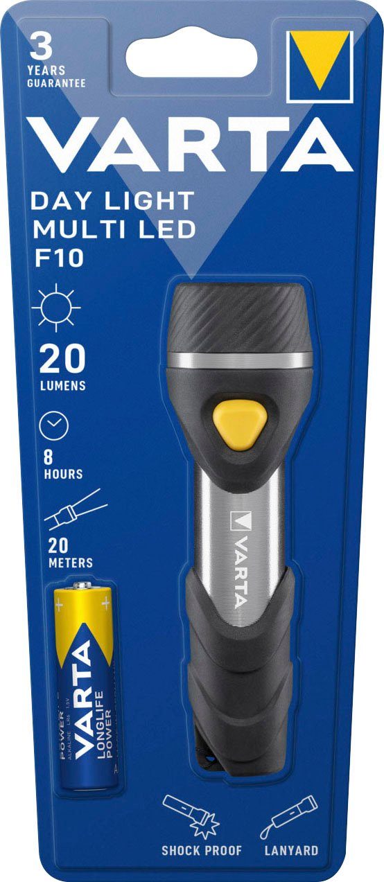 VARTA Taschenlampe VARTA Day Light Multi LED F10 Taschenlampe mit 5 LEDs