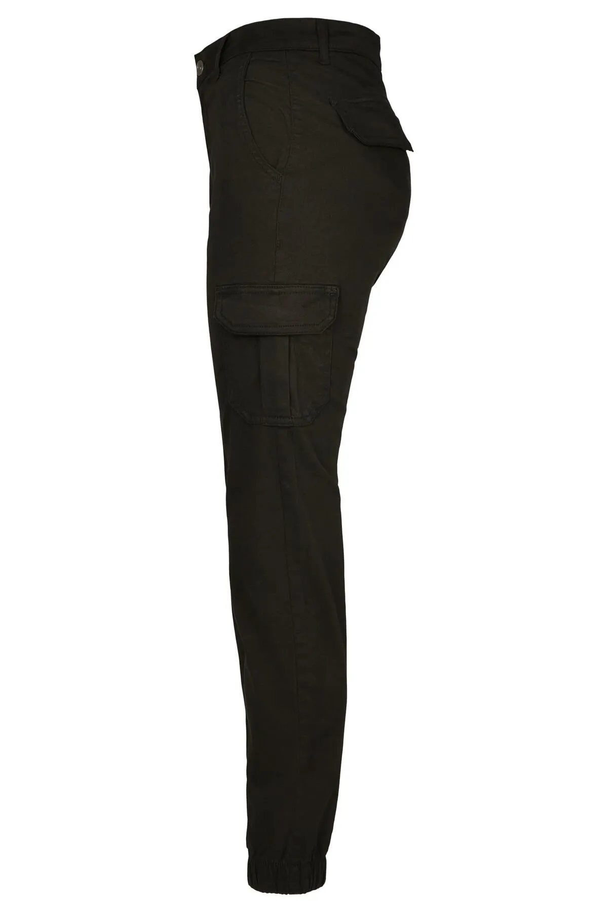 Urban Classics  Damen Cargohose mit hoher Taille für Damen