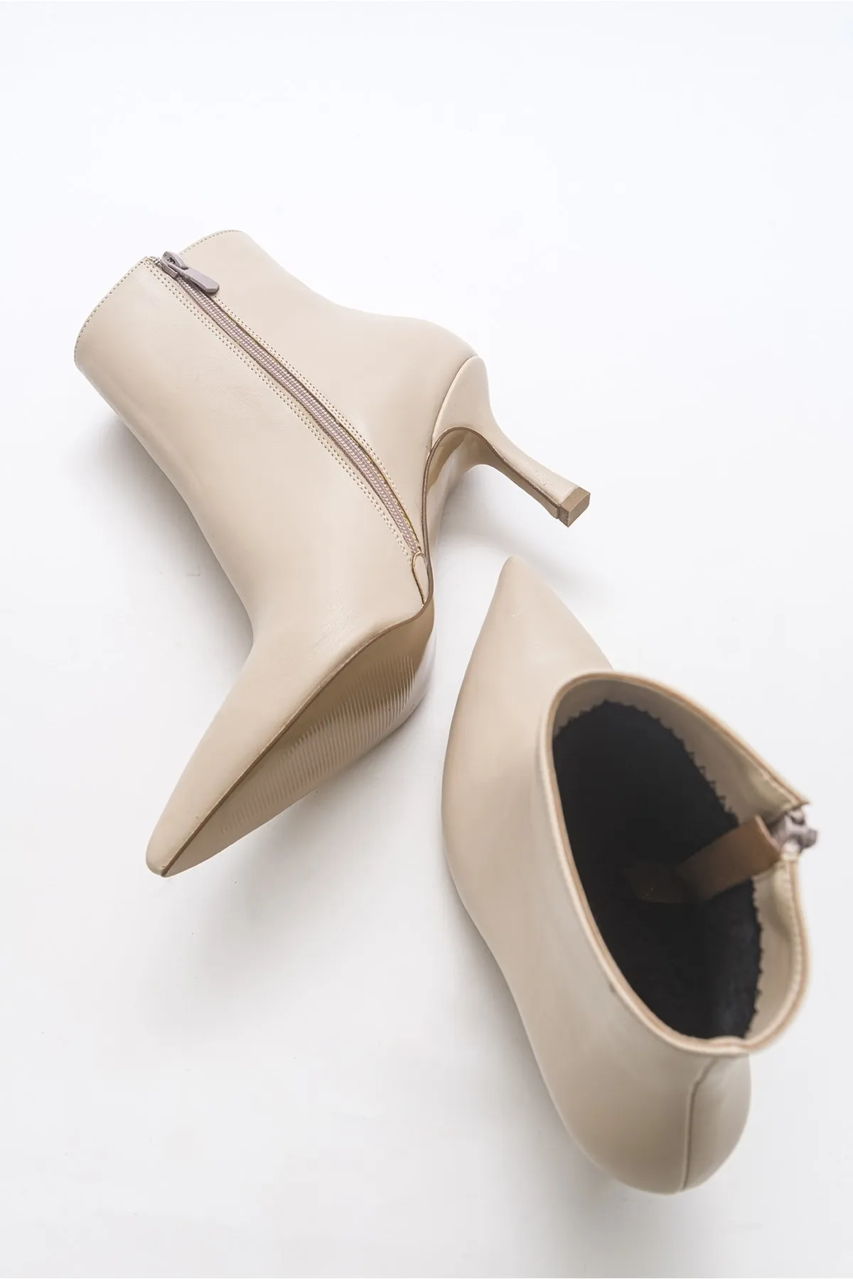 LuviShoes  Raison Beige Damenstiefel