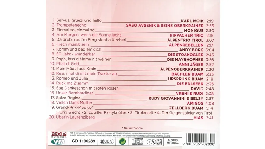 Große Hits aus dem Musikantenstadl-Folge 1