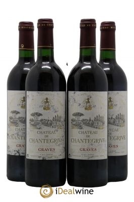 Château de Chantegrive  1992 - Lot de 4 Bouteilles
