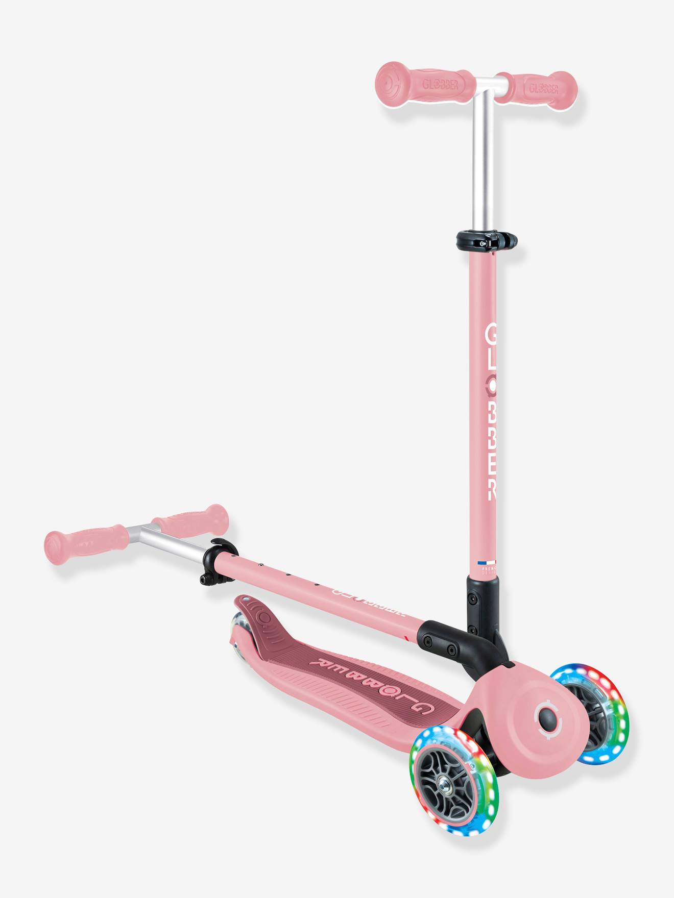 Globber 3-in-1-Fahrzeug Go Up Active Lights GLOBBER - hellrosa