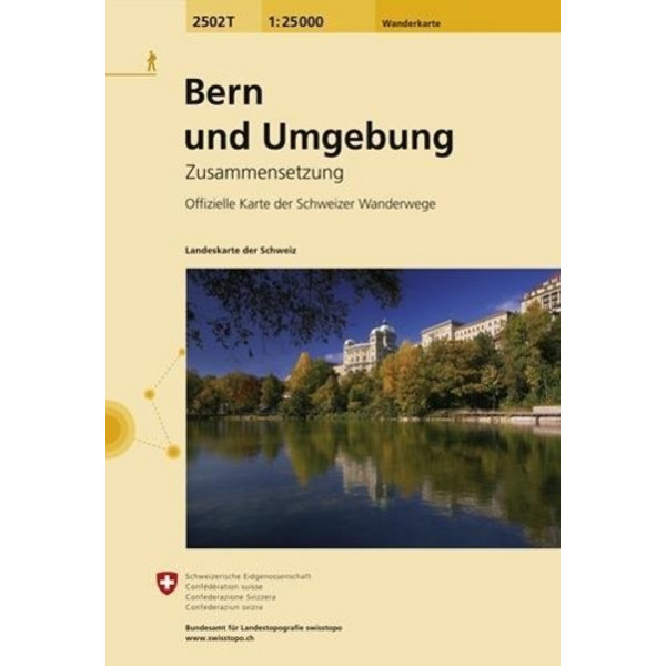 Swisstopo 1 : 25 000 Bern und Umgebung - Wanderkarte