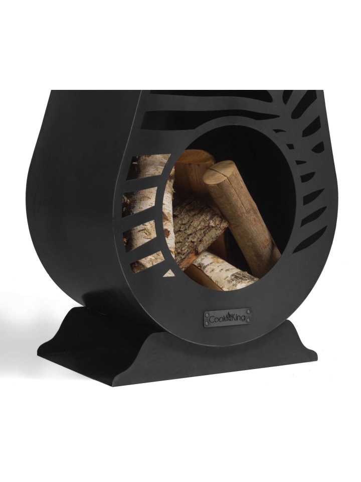 GMD Living Gartenkamin LIMA in Schwarz günstig kaufen 50 x 33 cm