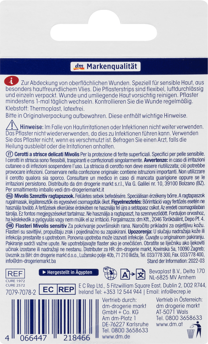 Pflasterstrips Sensitiv, 20 St