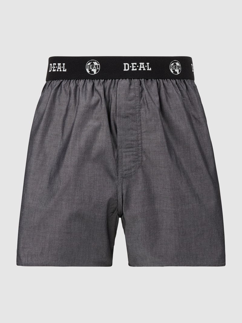 Boxershorts aus Baumwolle in schwarz