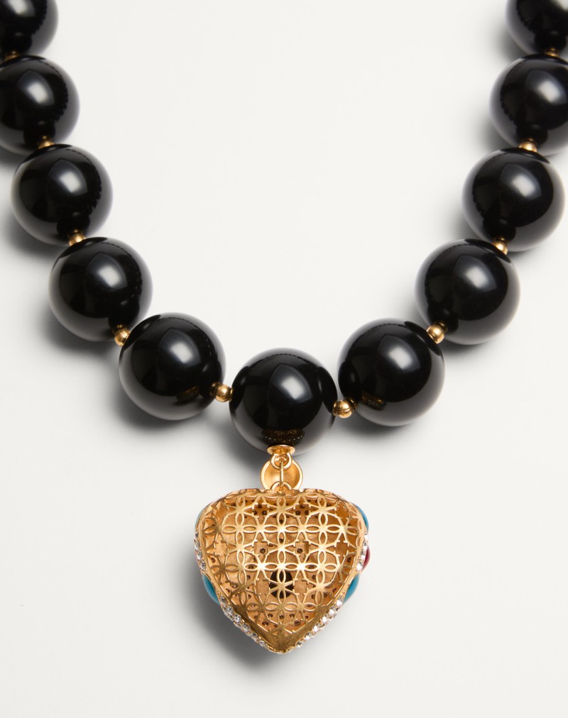 Colar Coeur Royal em metal, resina, esmalte e cristais Swarovski®