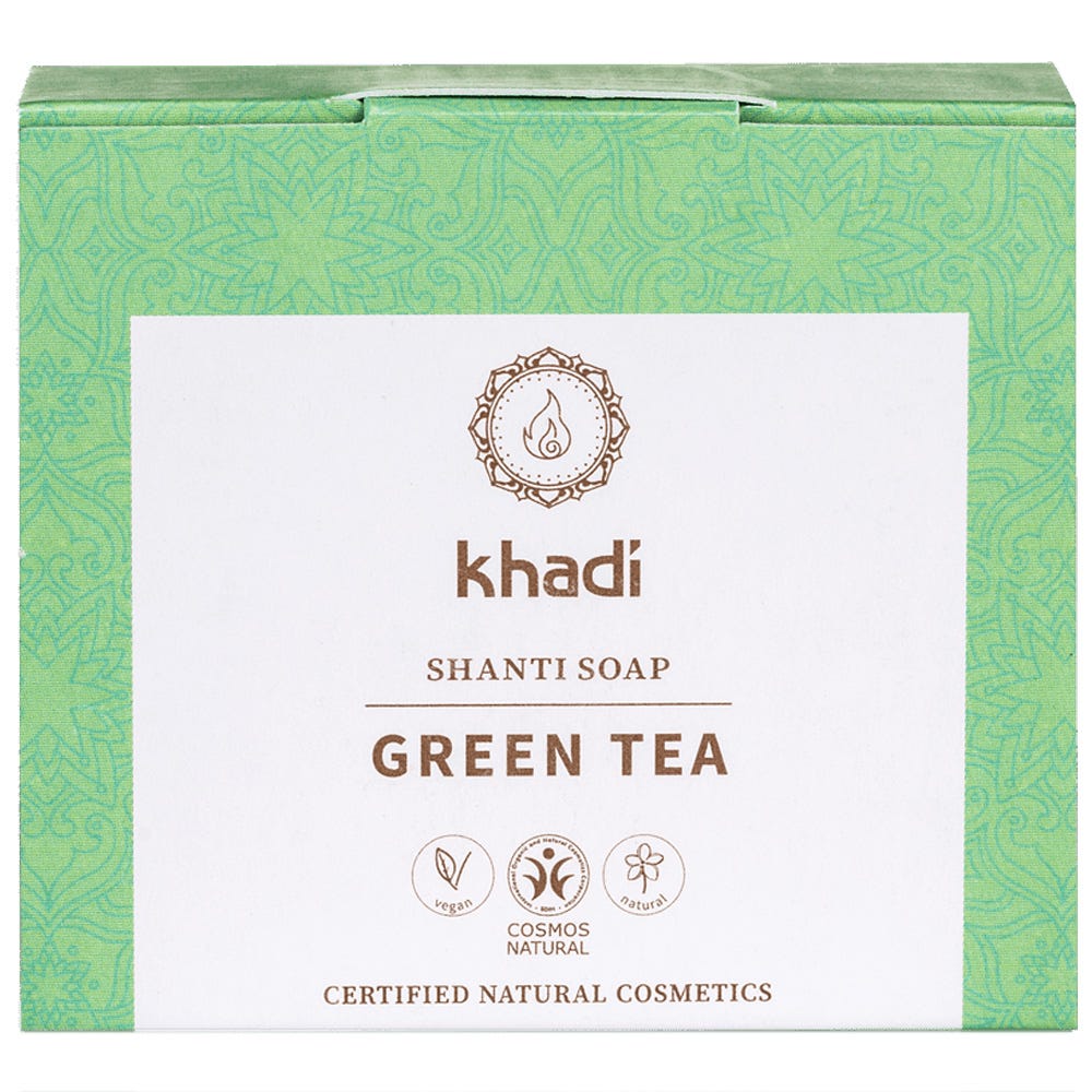 Khadi Shanti Soap Green Tea 100 g