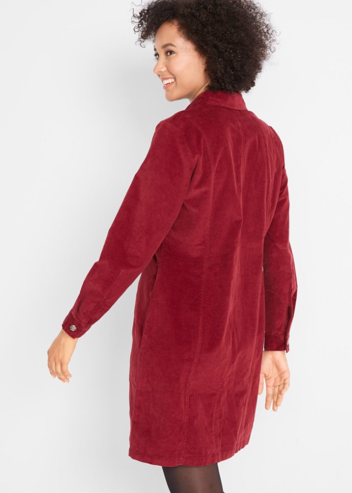Cord-Stretch-Kleid