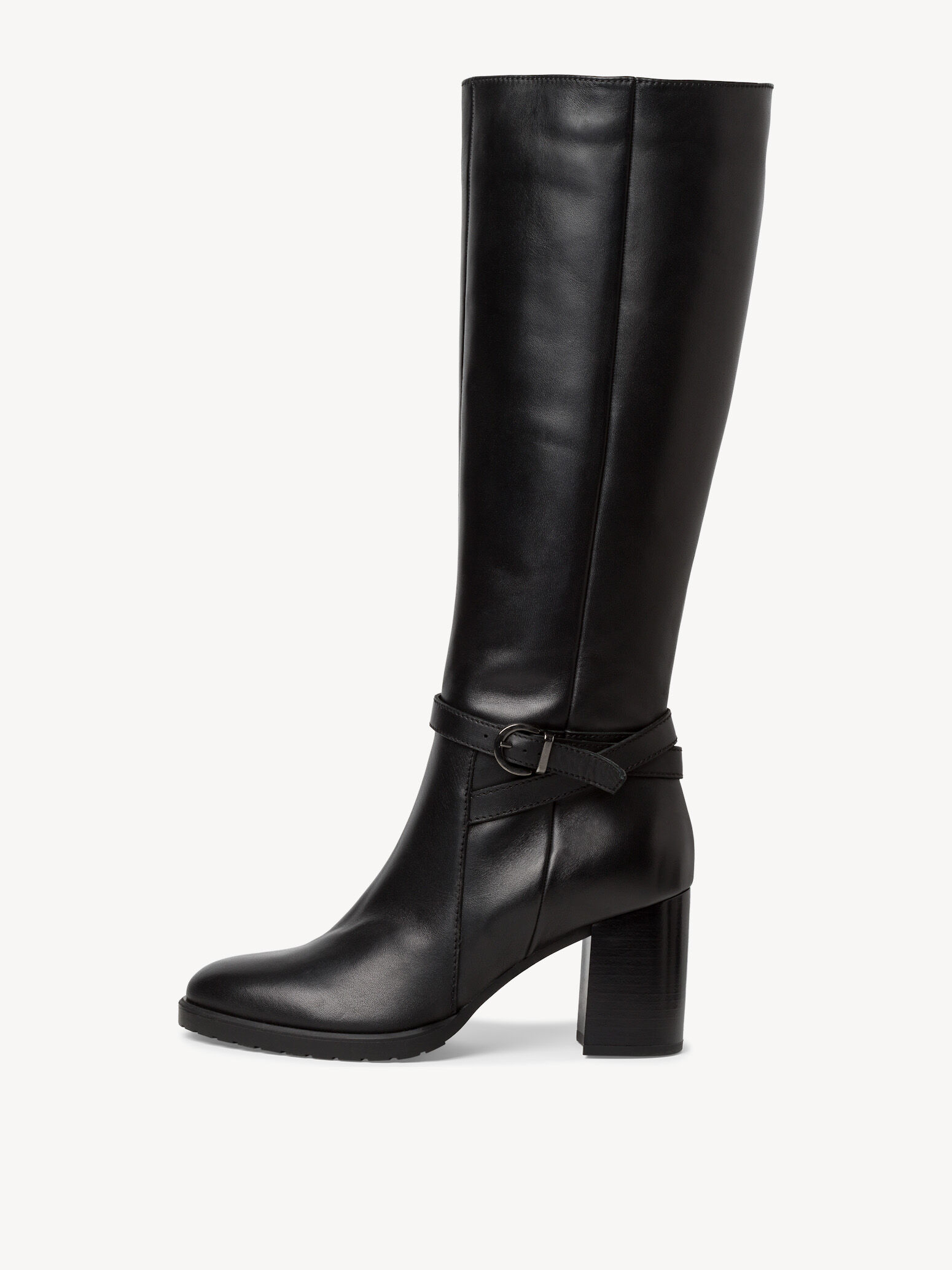 Bottes en cuir - noir