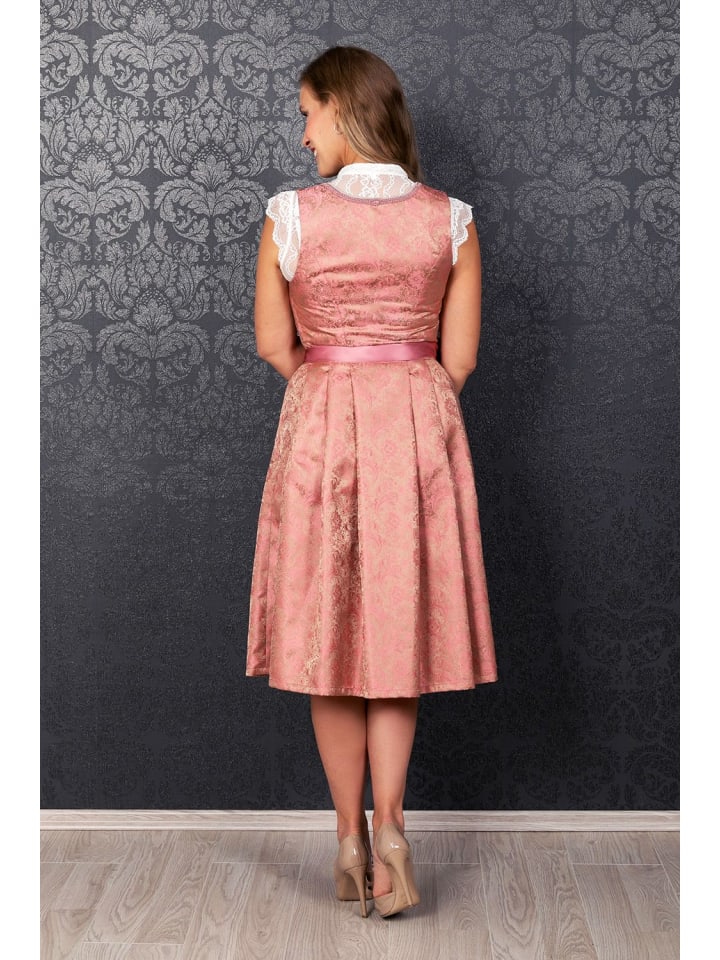 Edelnice Midi Dirndl Sophia in rose günstig kaufen