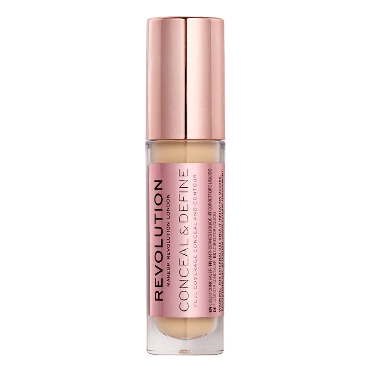 MAKEUP REVOLUTION maskuojamasis ir paryškinantis veido maskuoklis C8.5 4ml