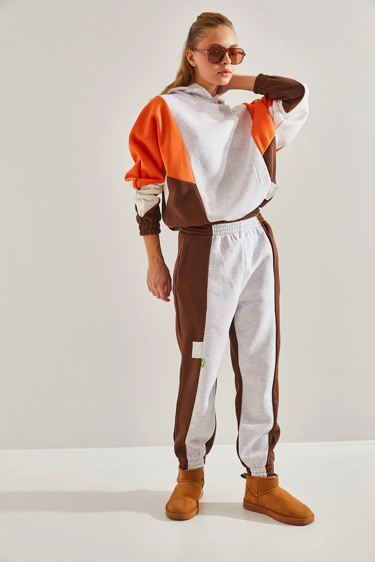 Bianco Lucci  Damen-Set mit dreifädigem Oberteil und Unterteil