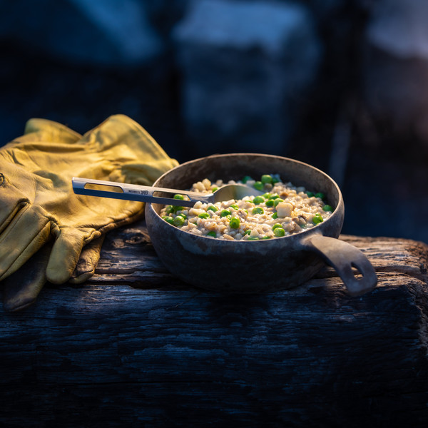 CREAMY CHICKEN WITH PEARL BARLEY - Outdoor Essen