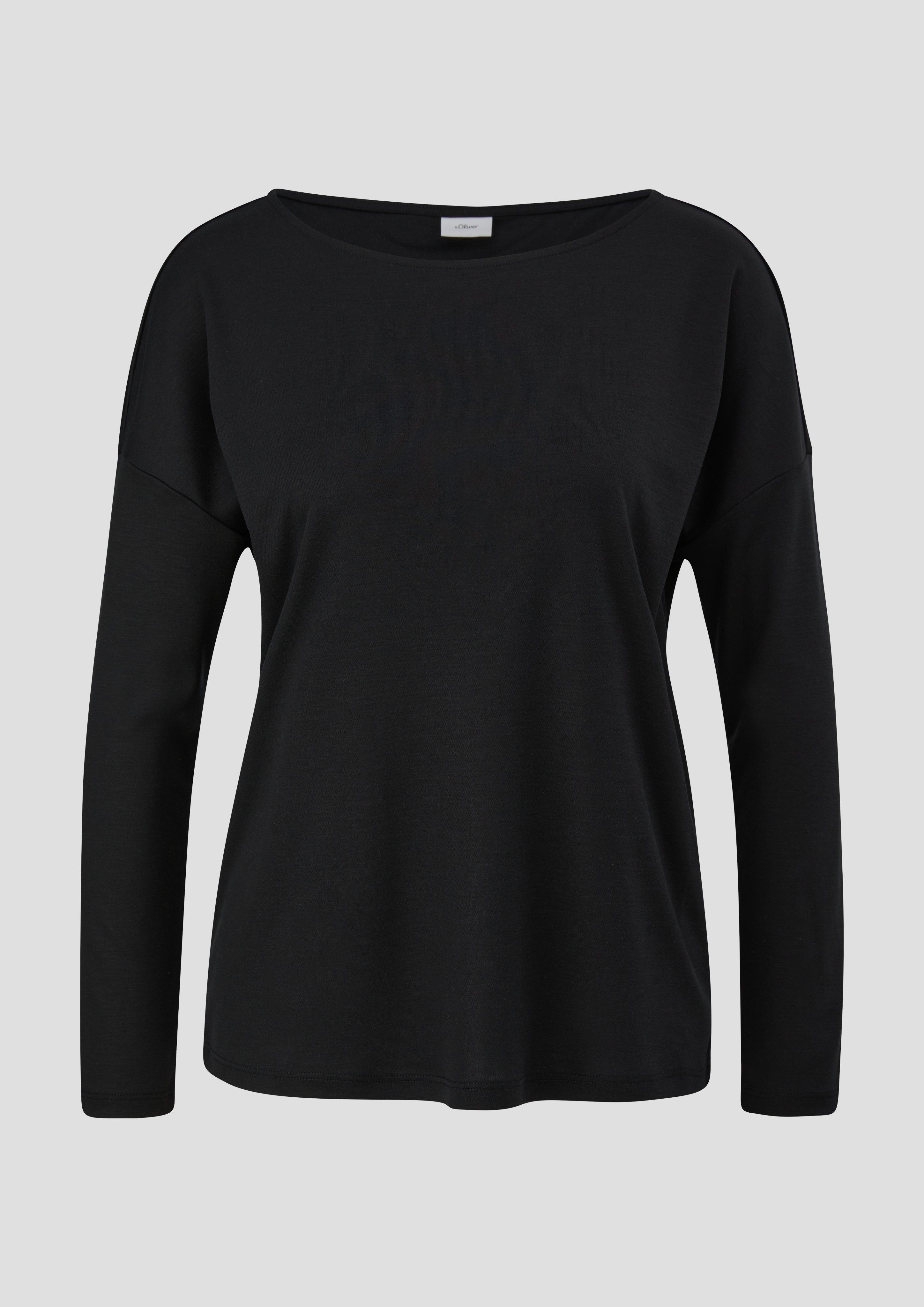 Langarmshirt mit überschnittenen Schultern  2146006-9999