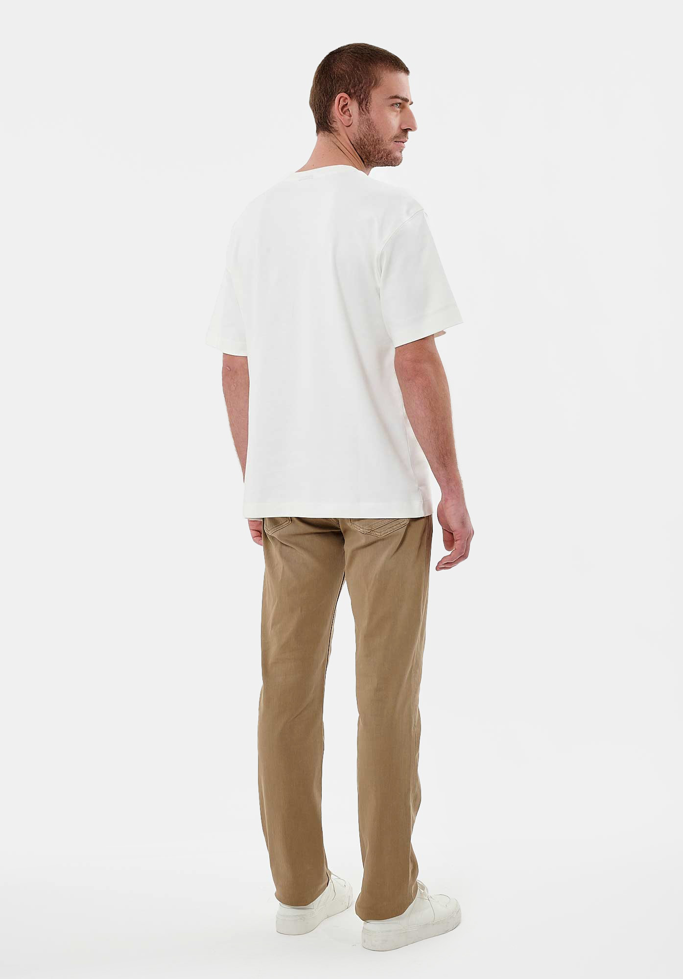 SMITH  T-shirt blanc Homme en 100% coton
