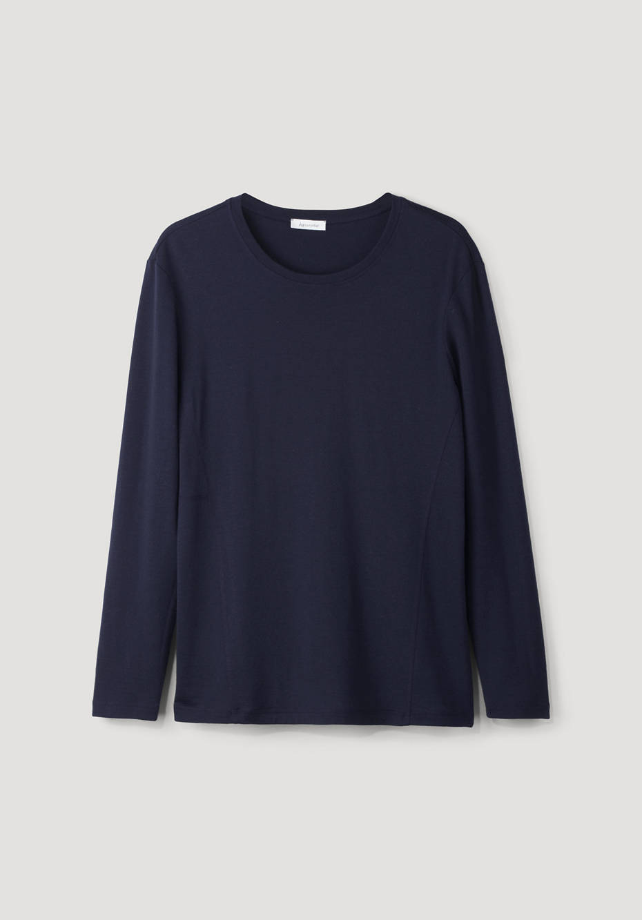Langarmshirt aus reiner Bio-Merinowolle
