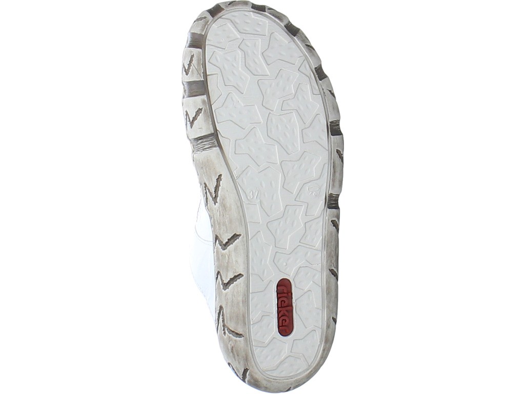 RIEKER Pantoletten weiss