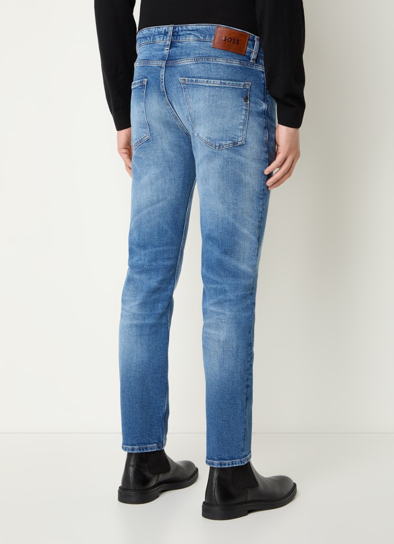 HUGO BOSS C-Delaware slim fit farmernadrág közepes mosásban