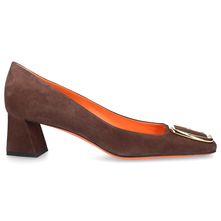 Santoni - Pumps 70109 Veloursleder - braun