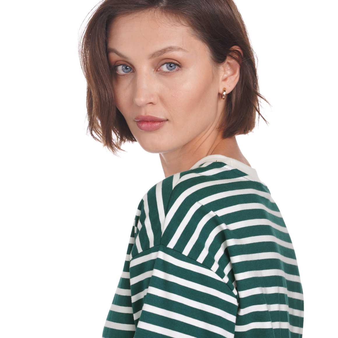 Damen Langarmshirt im Ringel-Look