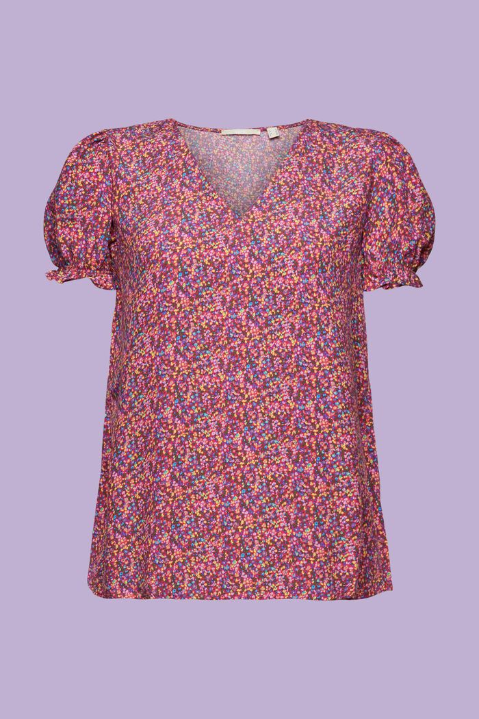 Bluse mit Print, LENZING™ ECOVERO™