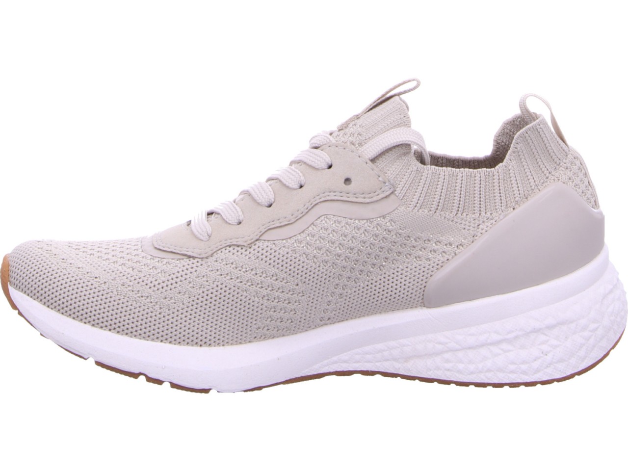 TAMARIS Freizeit Schnürer beige