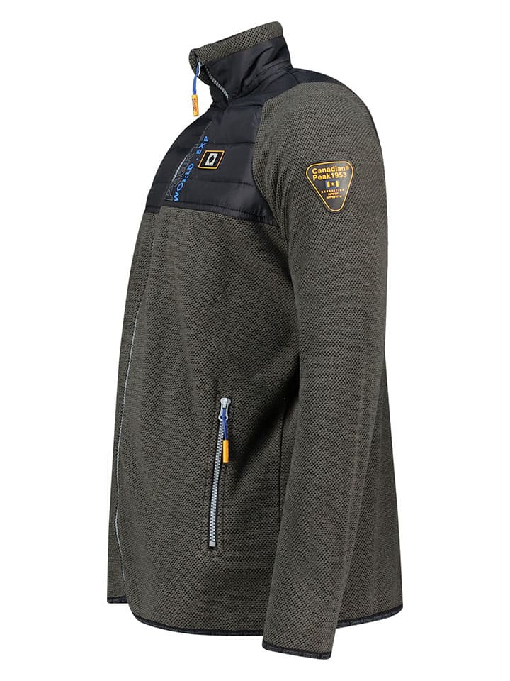 Canadian Peak Fleecejacke in Anthrazit günstig kaufen
