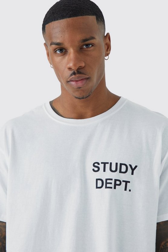 Oversize T-Shirt mit Student Slogan