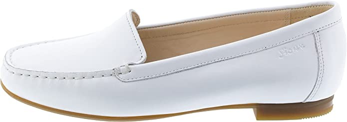 SIOUX Klassische Slipper weiss