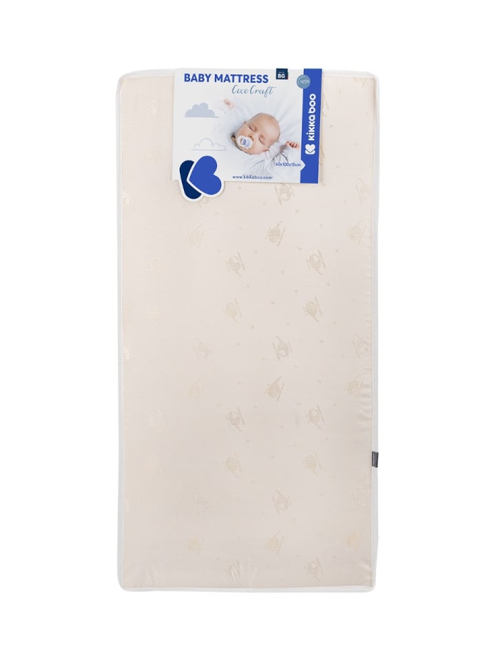 Kikkaboo Babybett Matratze CocoCraft 120x60x15cm in natur günstig kaufen 60x120 cm