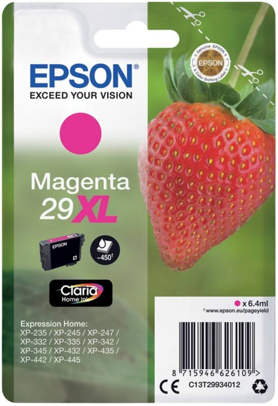 Epson 29XL Original Tintenpatrone C13T29934012 Magenta