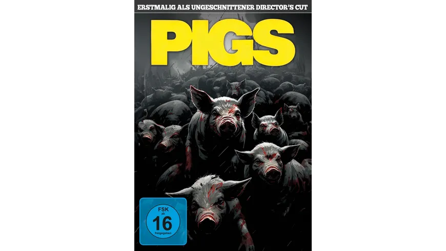 PIGS - Uncut Director's Cut (digital remastered, mit VHS-Artwork als Wendecover)