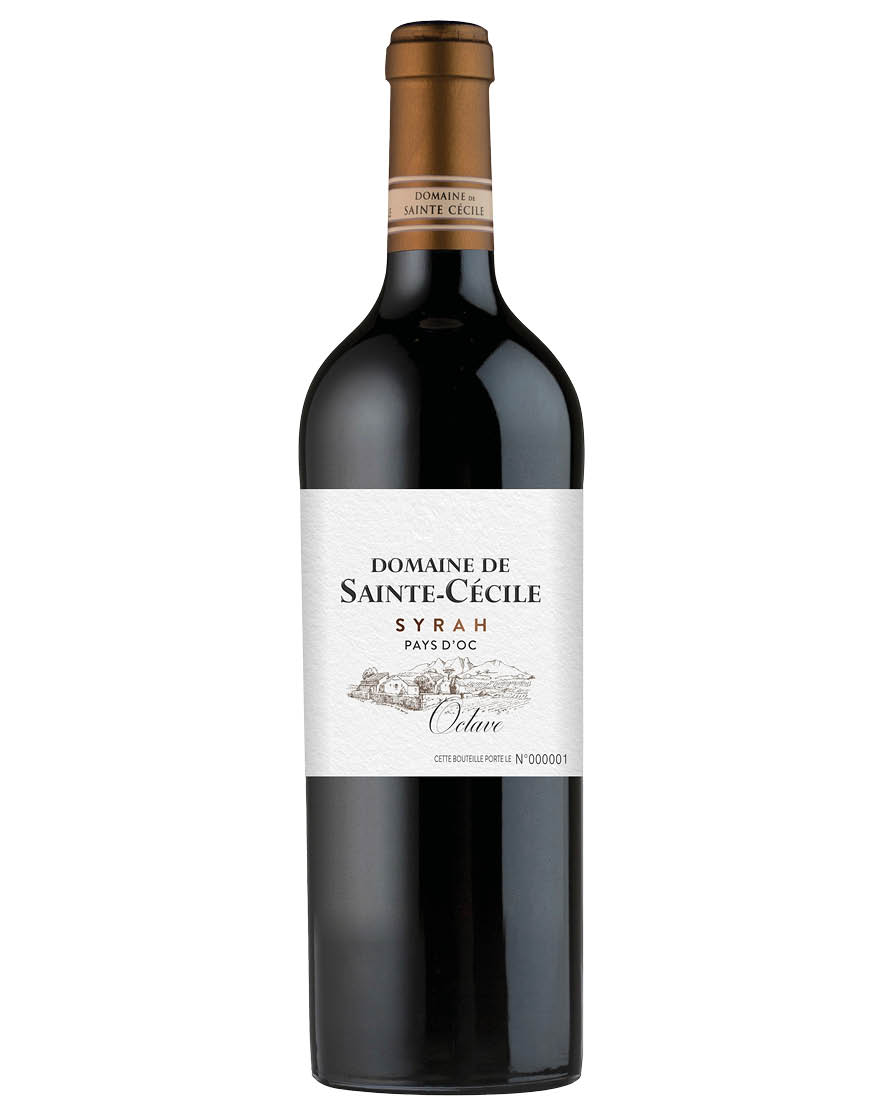 Pays d'Oc IGP Syrah Octave 2022 Domaine Sainte-Cécile 0,75 ℓ