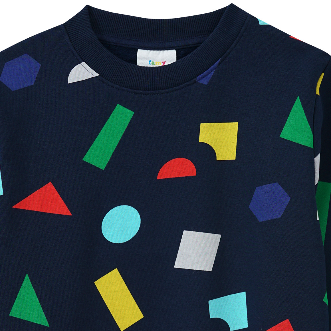 Jungen Sweatshirt mit bunten Motiven