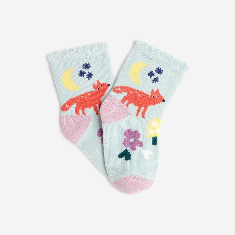 Chaussettes à motifs bébé fille bleues Catimini