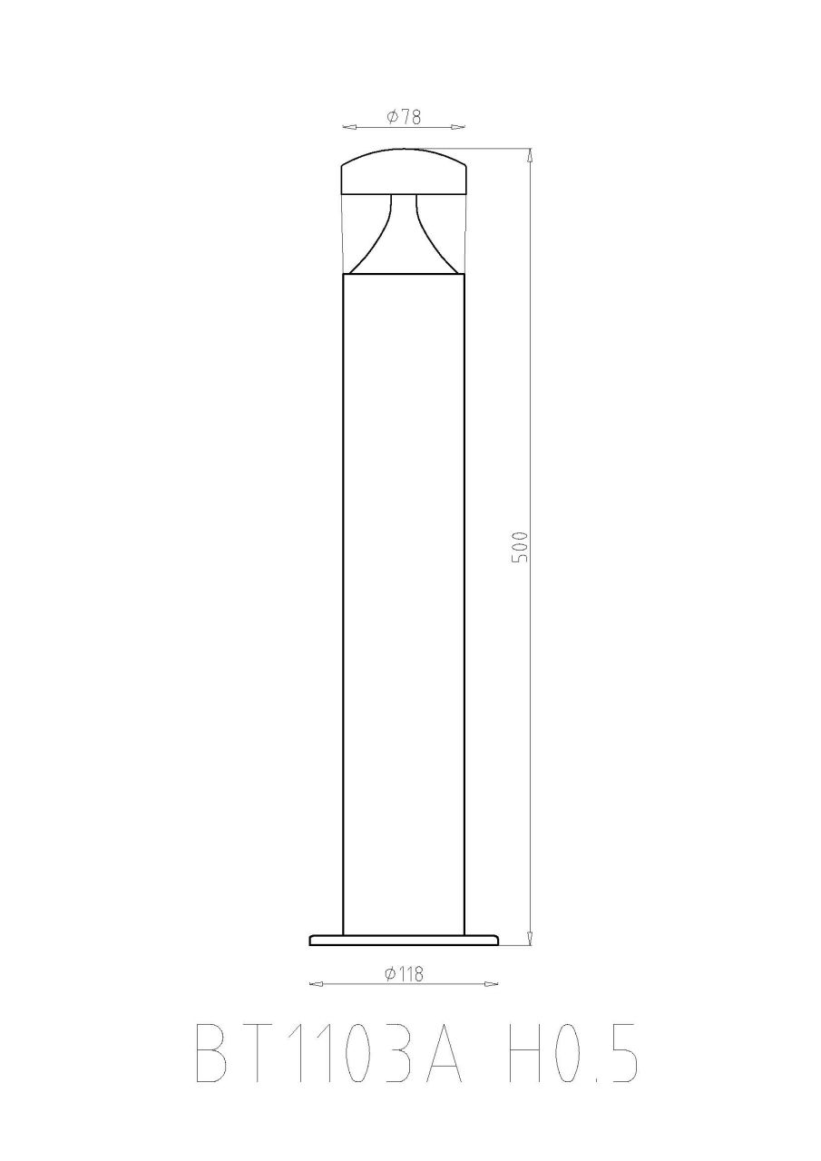 Globo Lighting - FOSCA - Außenleuchte Edelstahl, LED