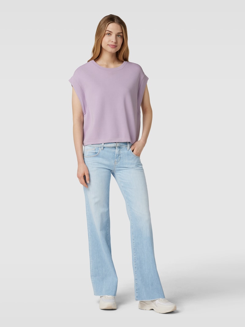 Jeans mit Gürtel Modell 'TESS' in hellblau
