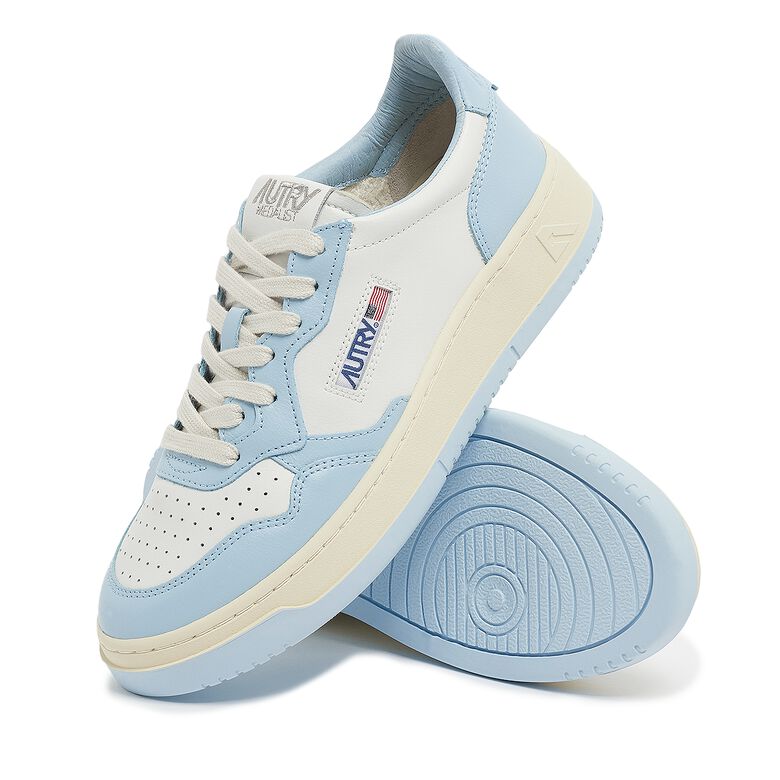 Autry Wmns Medalist Low leat/leat wht/st blue