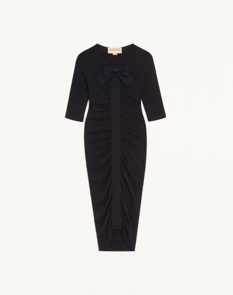 Vestido midi de tricô