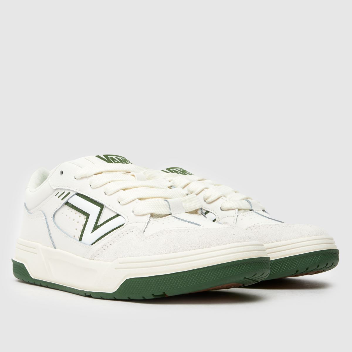 Vans – Upland – Vitt flerfärgade sneakers