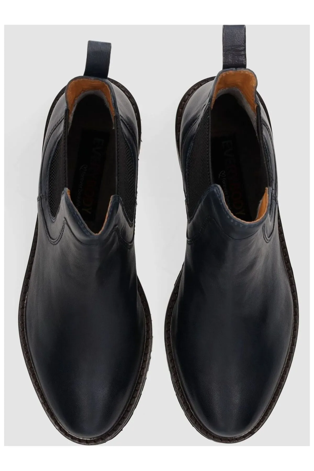Everybody  Stiefelette - Blau - Blockabsatz