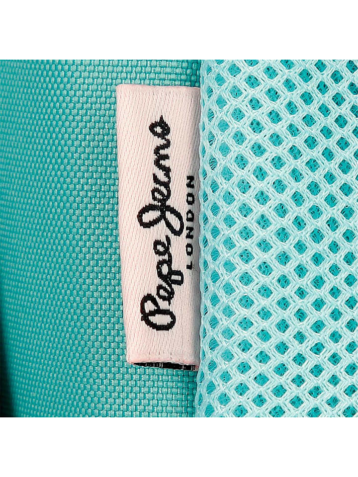Pepe Jeans Federmäppchen in Türkis - (B)22 x (H)10 x (T)9 cm günstig kaufen onesize