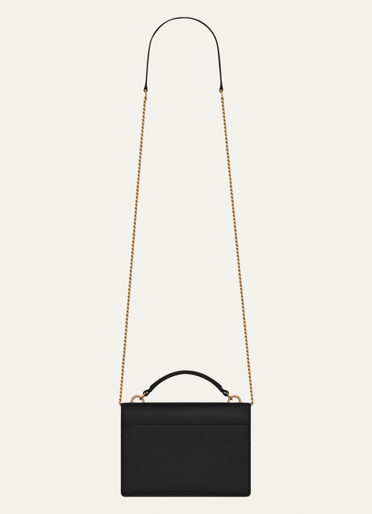 Saint Laurent Sunset novčanik od teleće kože s remenom za rame